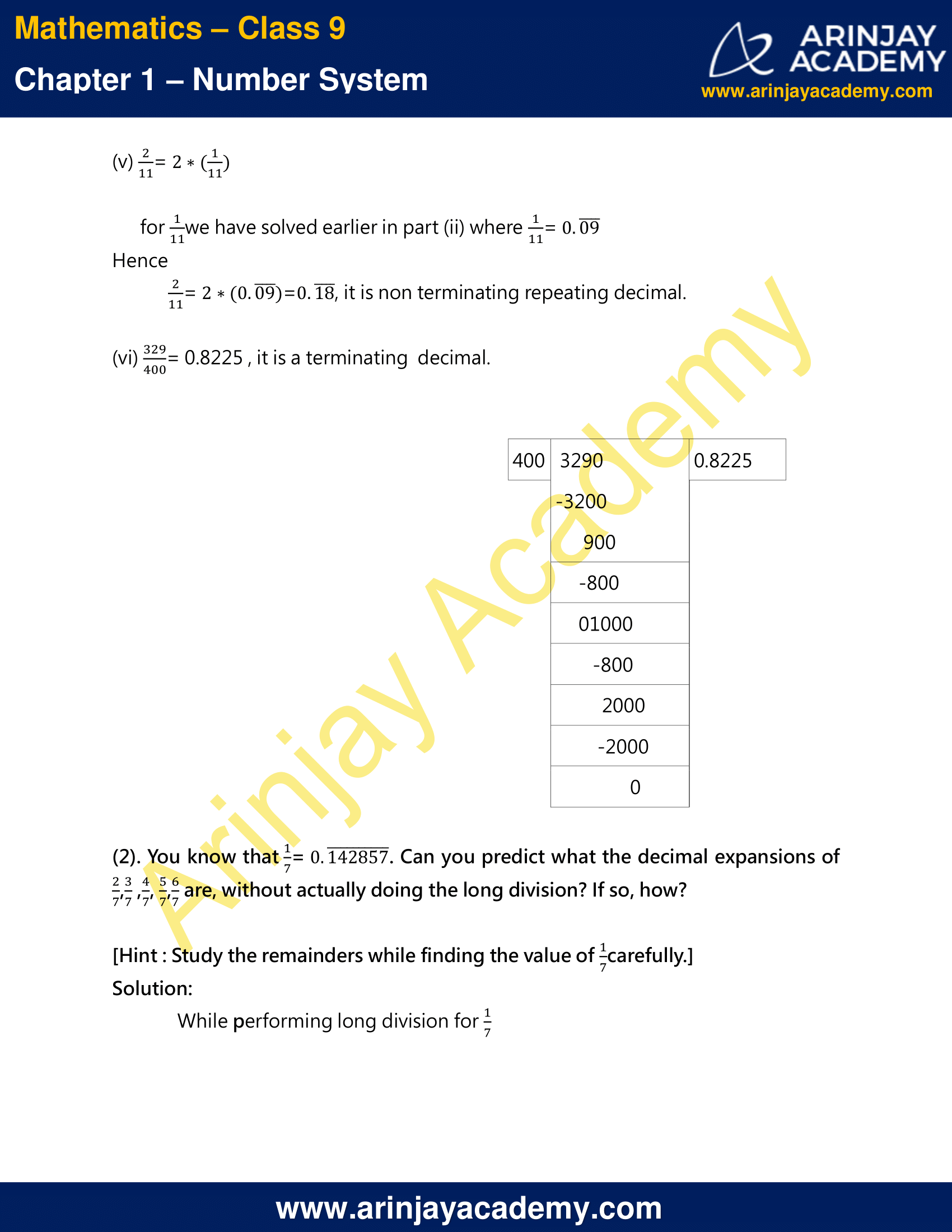 NCERT Solutions For Class 9 Maths Chapter 1 Exercise 1.3 image 3