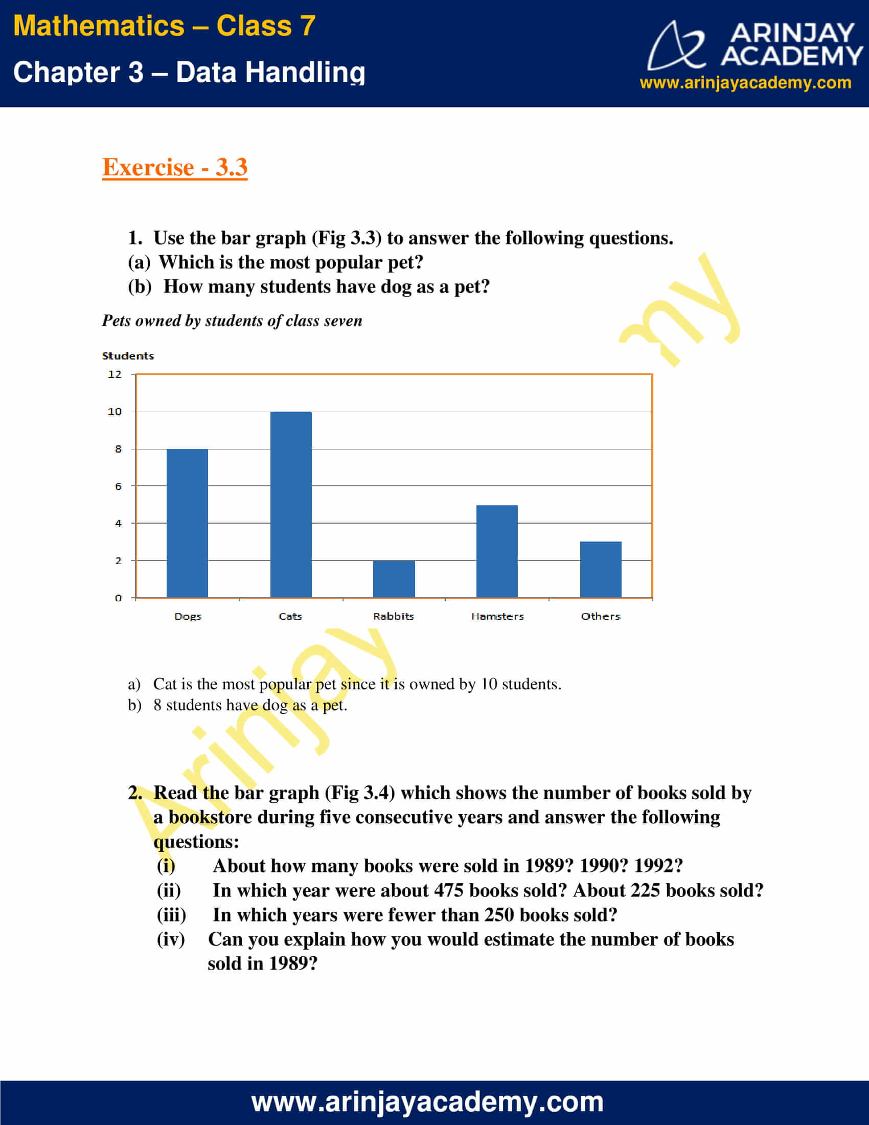 NCERT Solutions for Class 7 Maths Chapter 3 Exercise 3.3 image 1