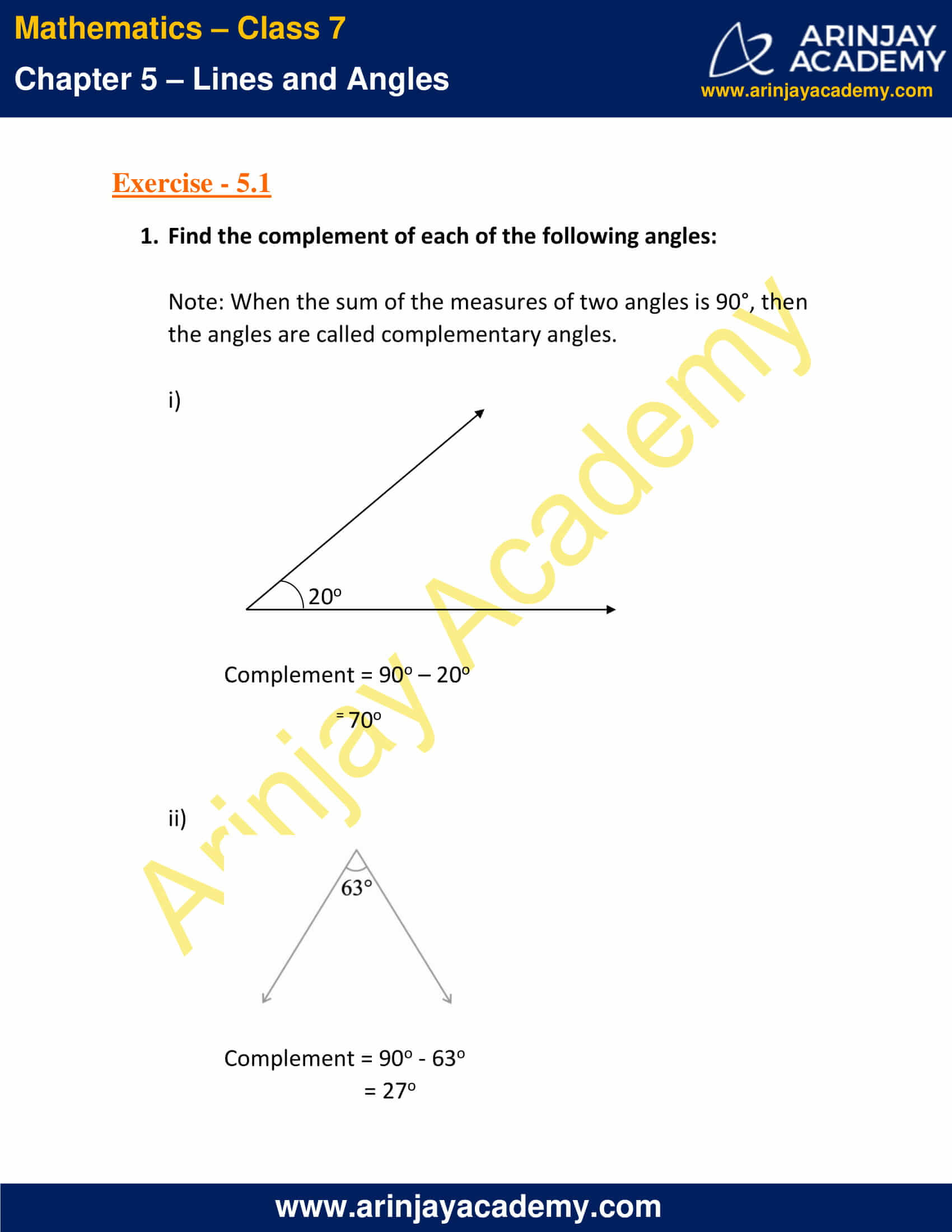 NCERT Solutions for Class 7 Maths Chapter 5 Exercise 5.1 image 1