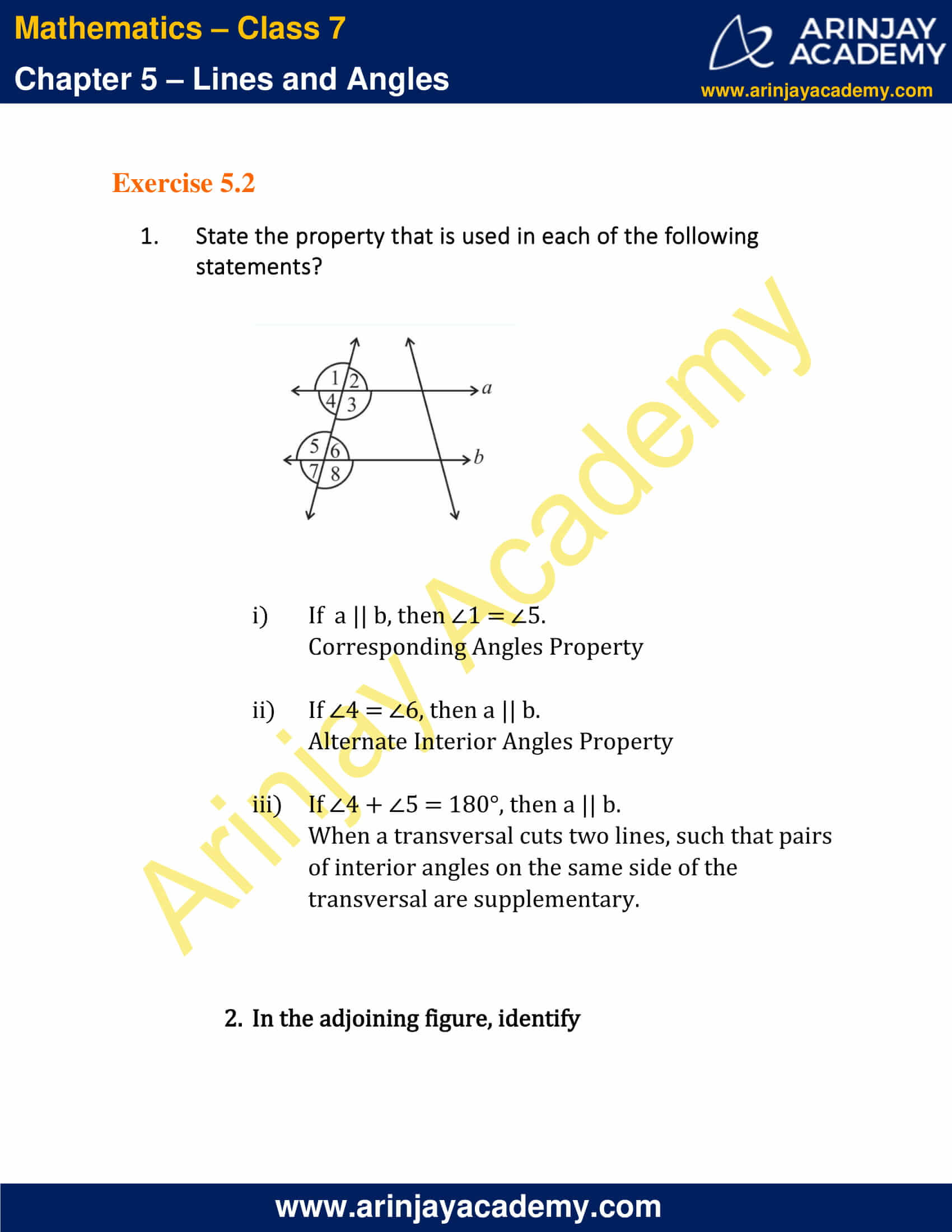 NCERT Solutions for Class 7 Maths Chapter 5 Exercise 5.2 image 1