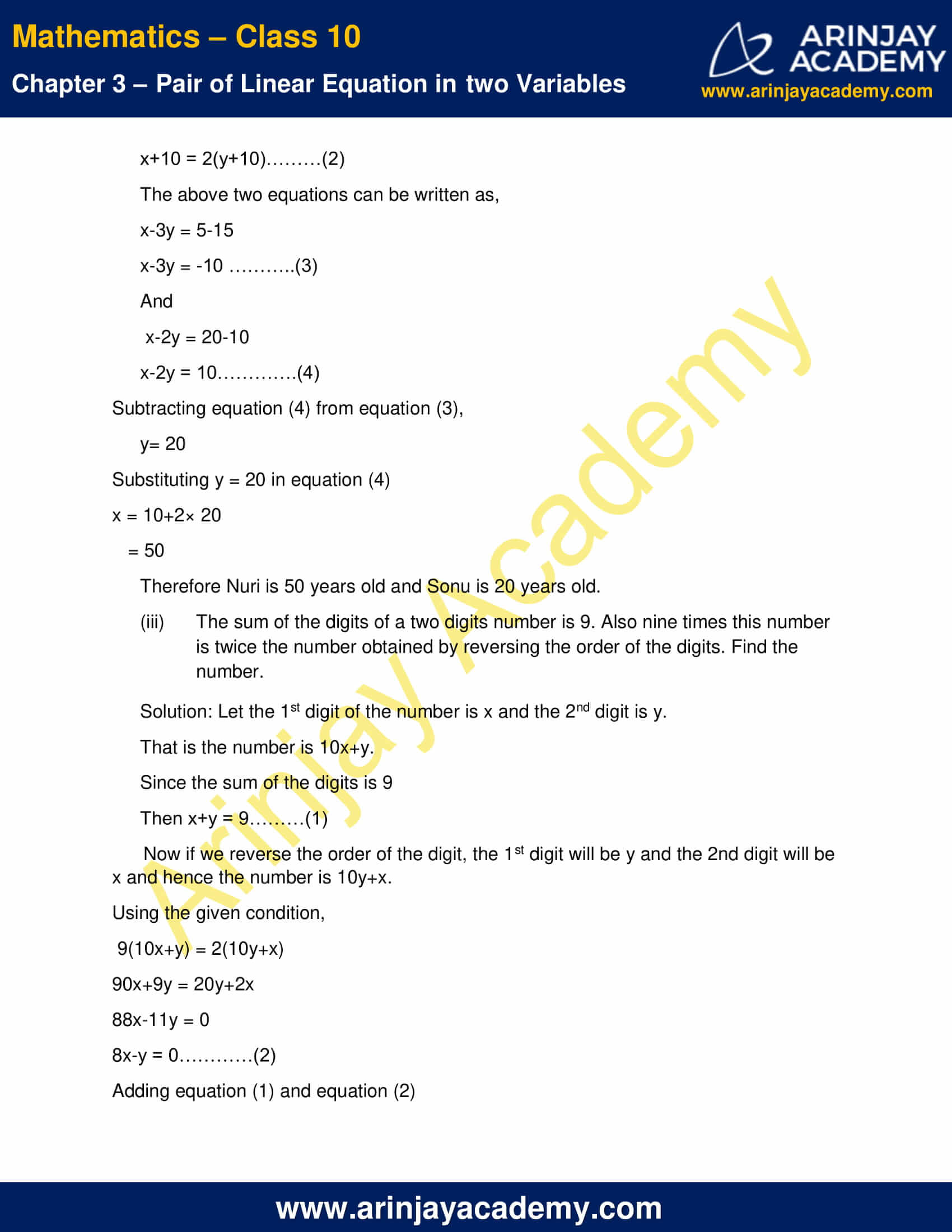 NCERT Solutions For Class 10 Maths Chapter 3 Exercise 3.4 image 7
