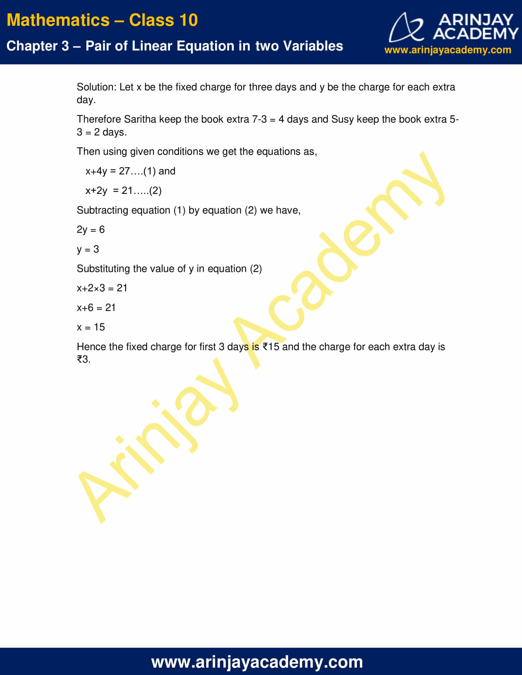 NCERT Solutions For Class 10 Maths Chapter 3 Exercise 3.4 image 9
