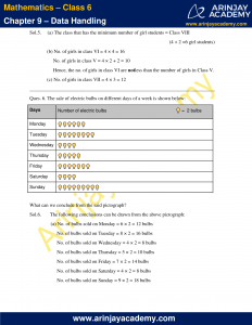 NCERT Solutions for Class 6 Maths Chapter 9 - Download PDF
