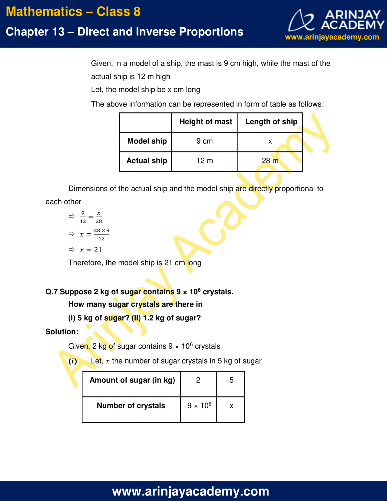 Math Worksheets With Solutions