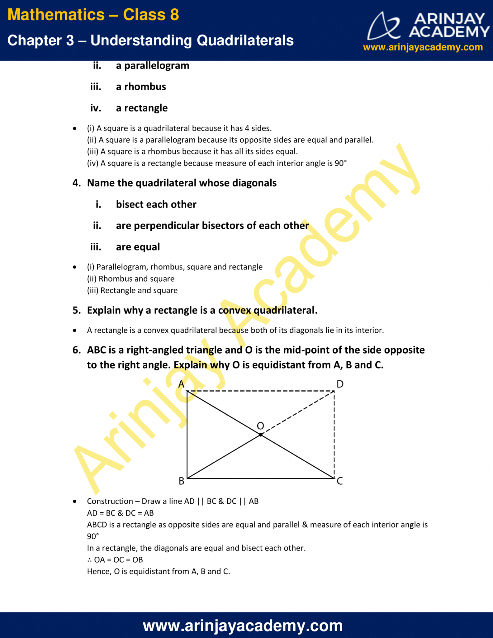 NCERT Solutions For Class 8 Maths Chapter 3 Exercise 3.4