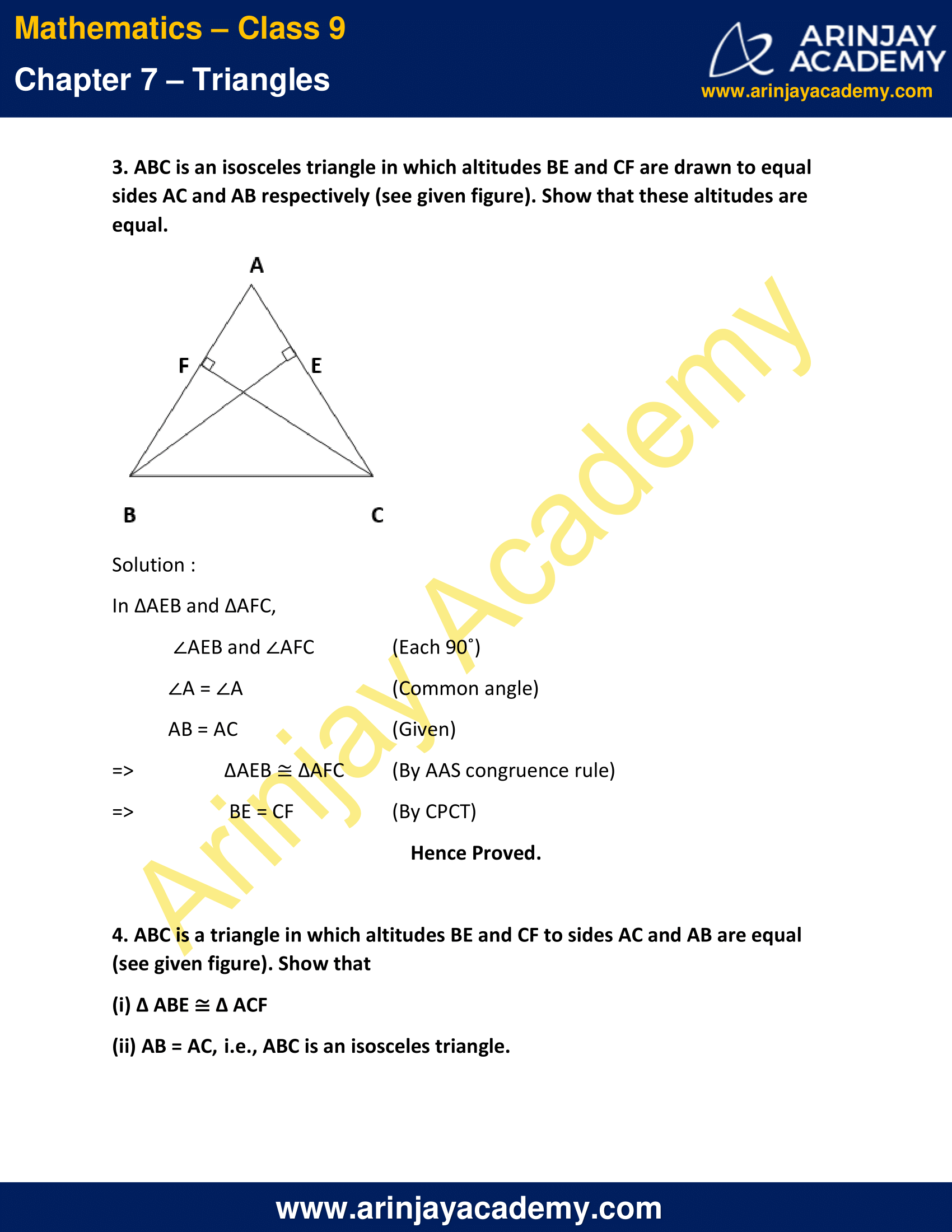 NCERT Solutions for Class 9 Maths Chapter 7 Exercise 7.2 image 3