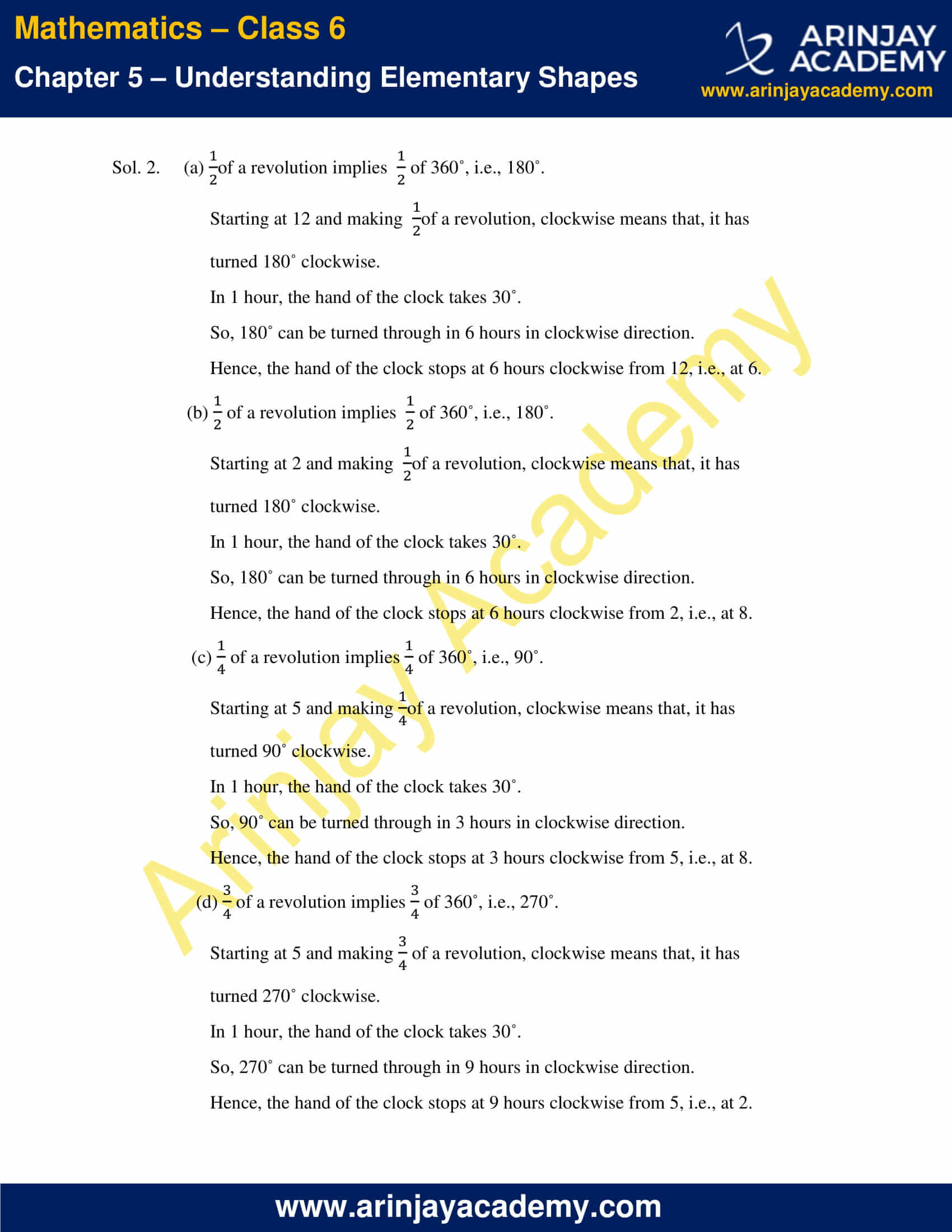 NCERT Solutions for Class 6 Maths Chapter 5 Exercise 5.2 image 3