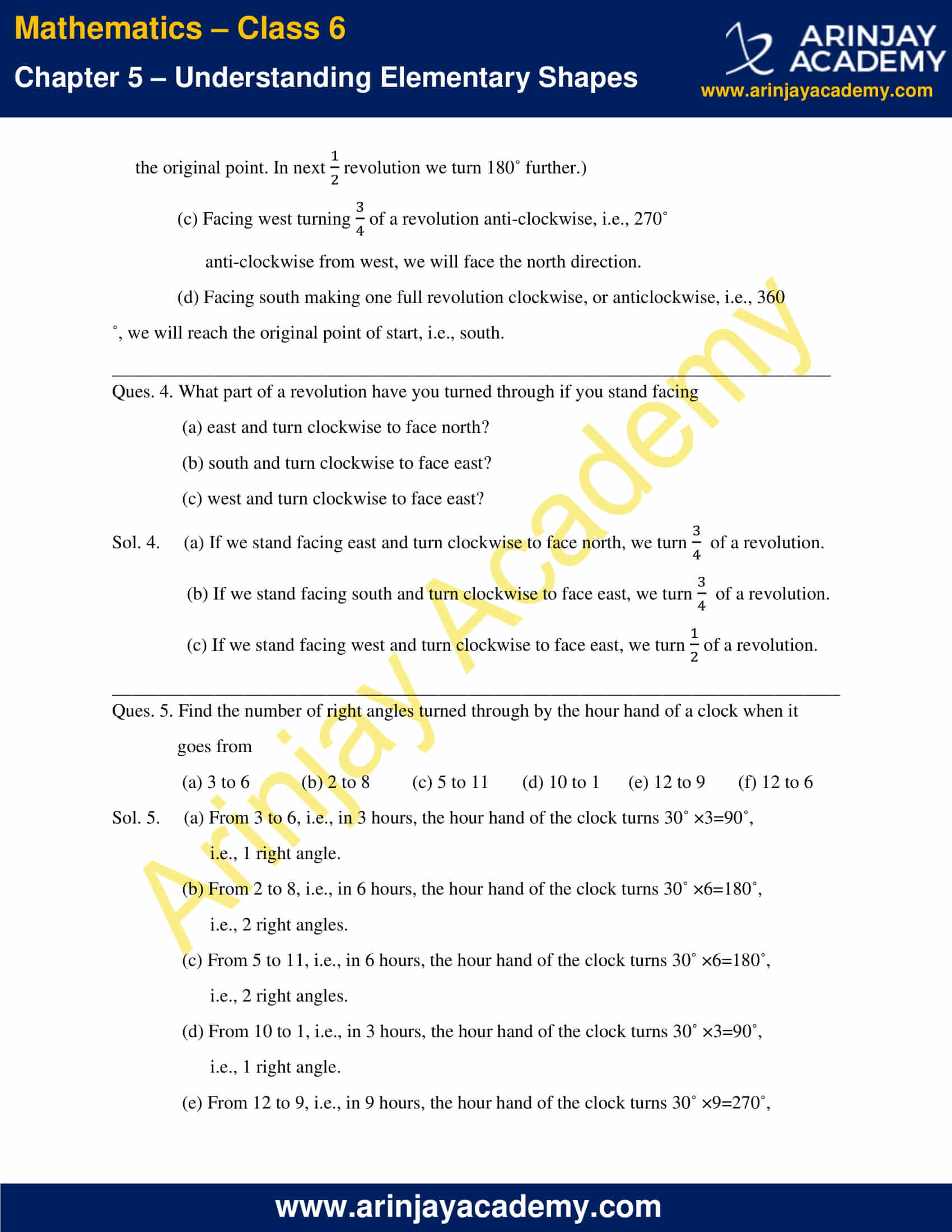 NCERT Solutions for Class 6 Maths Chapter 5 Exercise 5.2 image 5