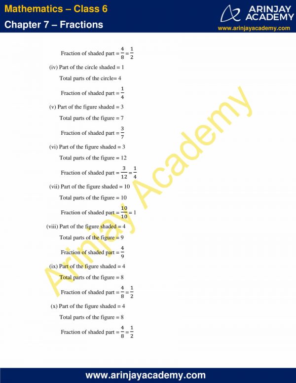 NCERT Solutions for Class 6 Maths Chapter 7 - Download PDF