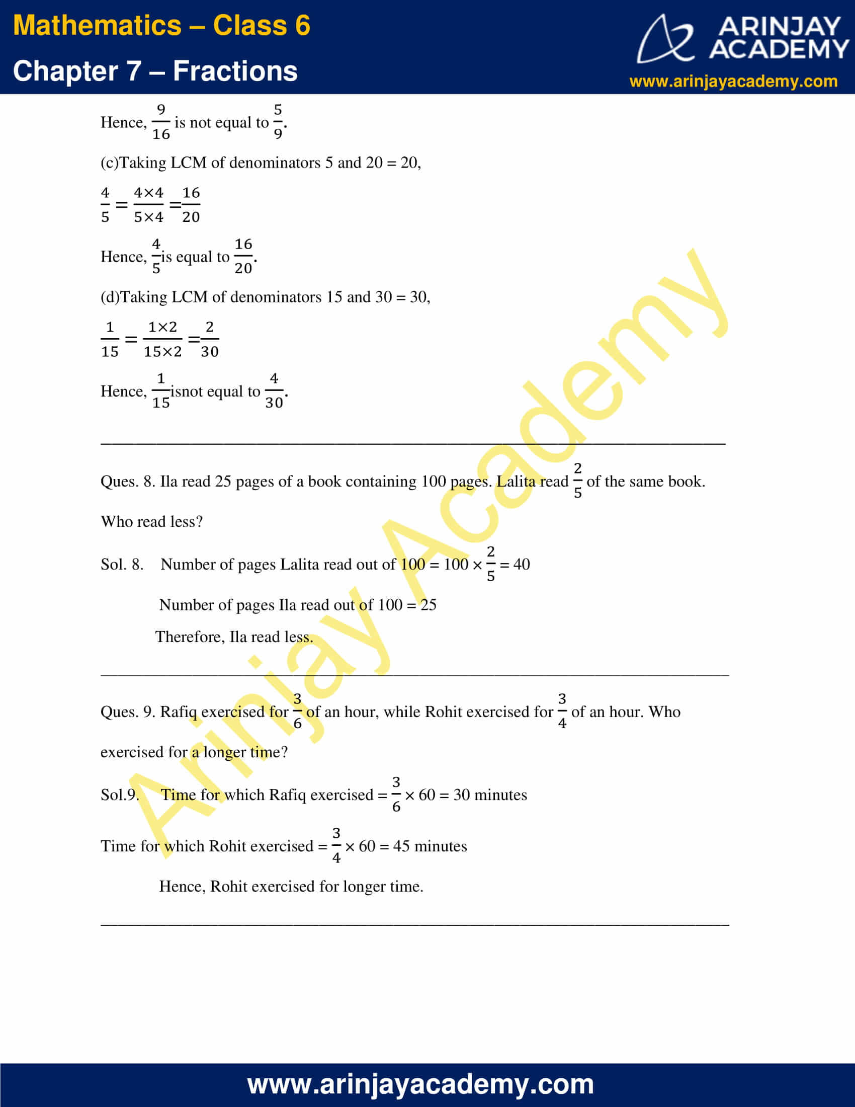 NCERT Solutions for Class 6 Maths Chapter 7 Exercise 7.4 image 8