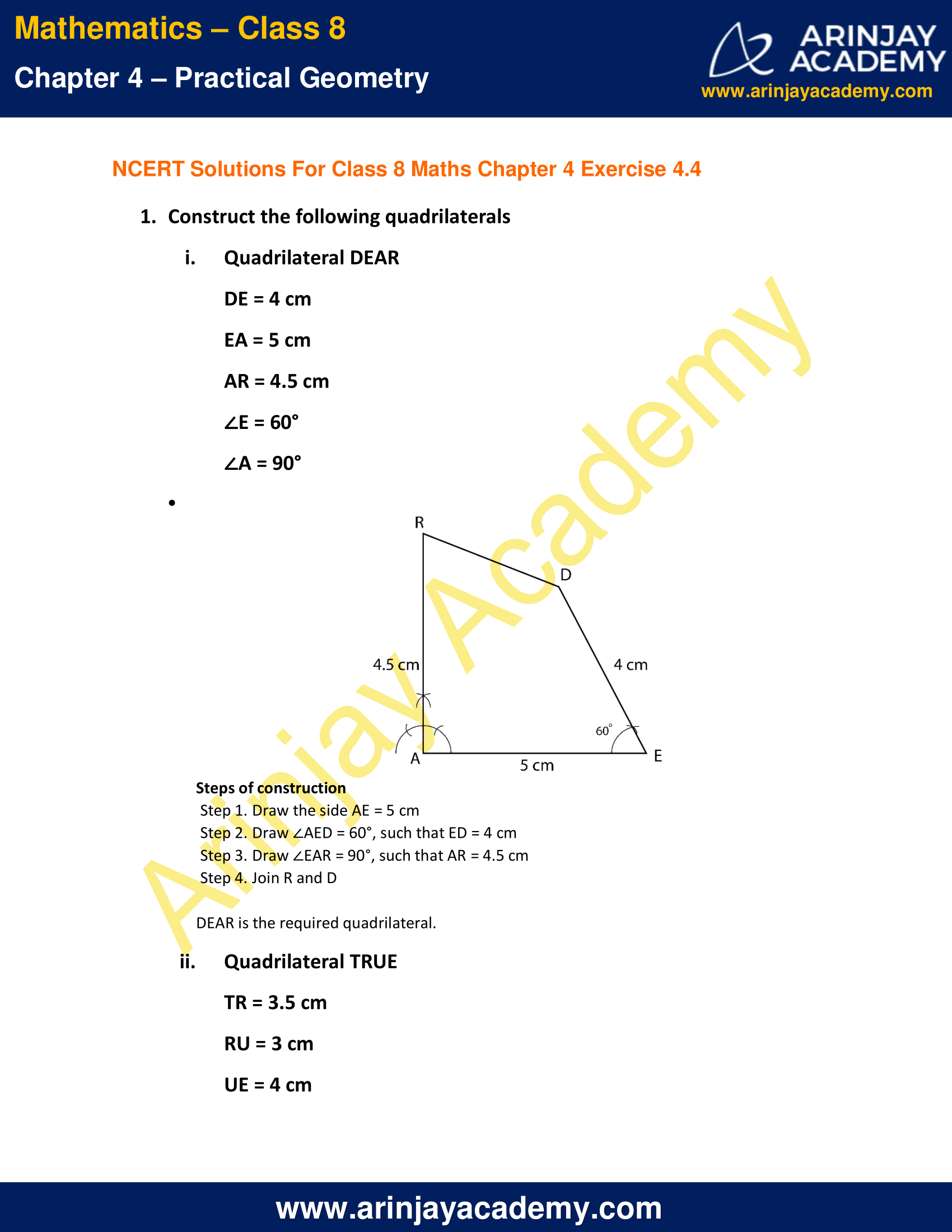 NCERT Solutions for Class 8 Maths Chapter 4 Exercise 4.4 image 1