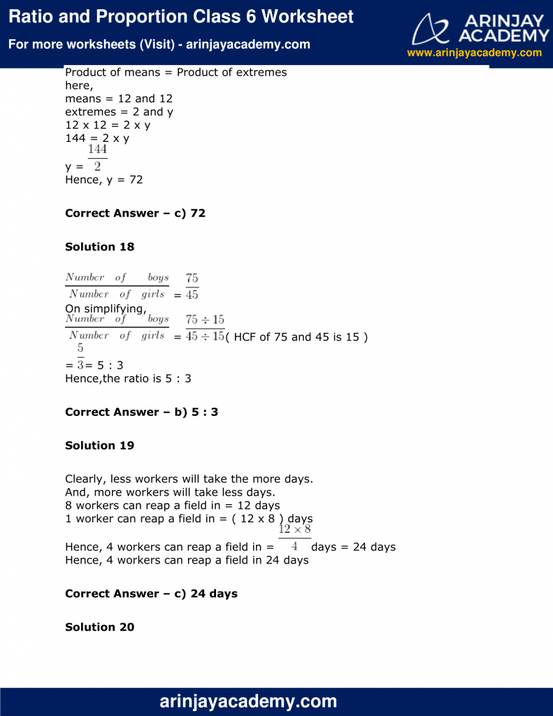 unit 6 homework 1 ratio and proportion