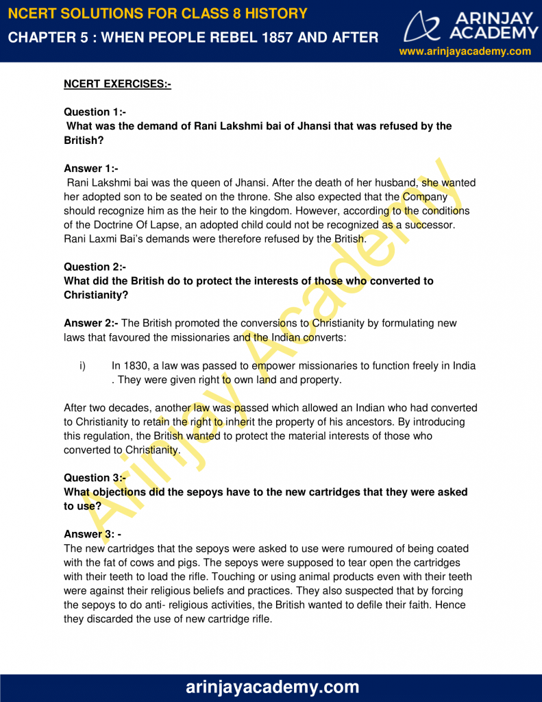 class 8 history chapter 5 case study