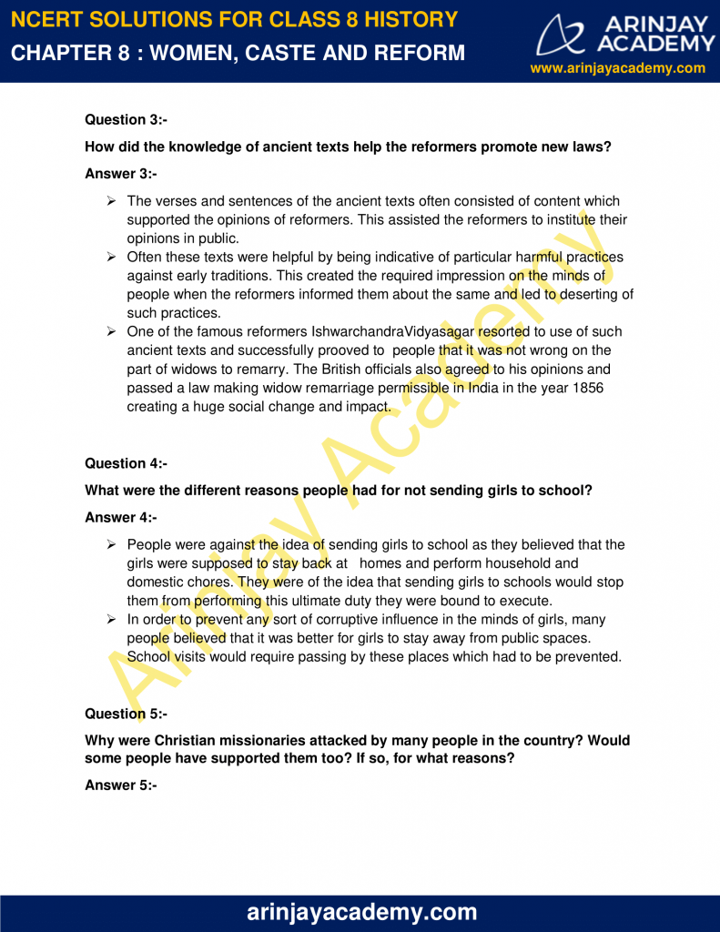 case study questions class 8 history chapter 8