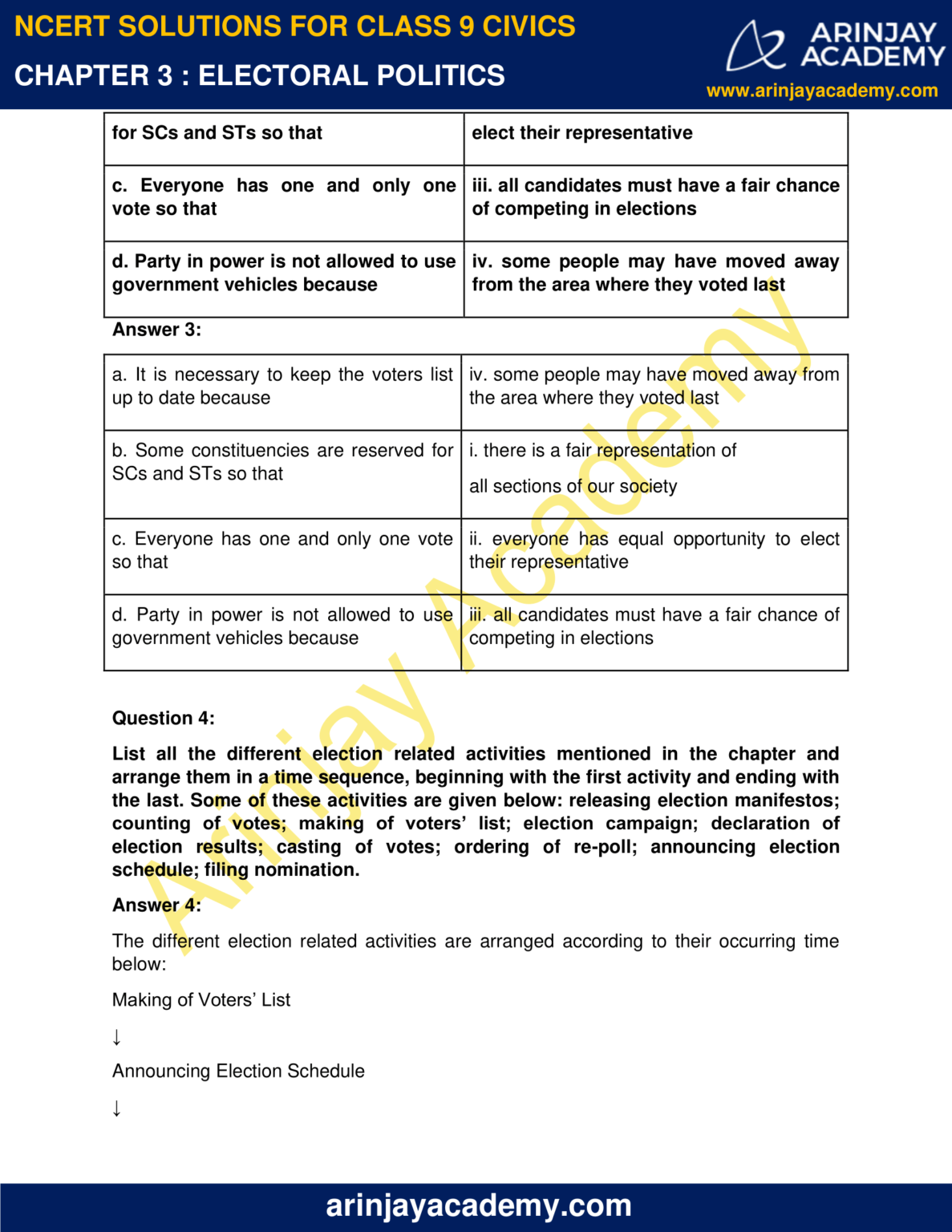 case study questions class 9 civics chapter 3