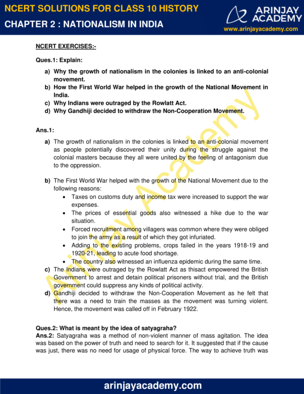 case study chapter 2 class 10