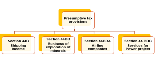 Presumptive tax provisions